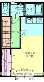 アウル西見前【206号室】の間取り