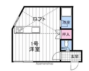 プレスティジャス琴似【1階】の間取り
