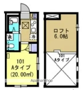 EーSTYLE横浜根岸【1階】の間取り