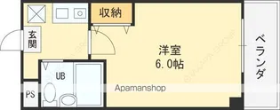 シティパレス高井田【3階】の間取り