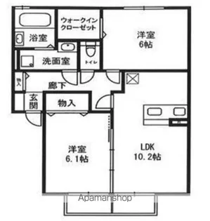 T’Sキャッスル【2階】の間取り