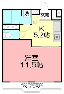 朝日マンション【2階】の間取り