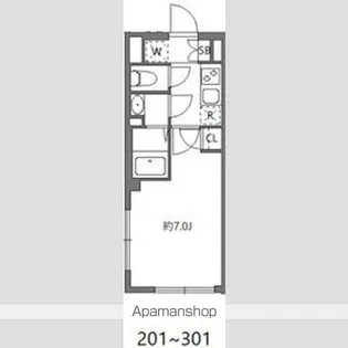 エルファーロ中野坂上【3階】の間取り
