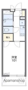レオパレスフェア光が丘Ⅱ【*303号室】の間取り
