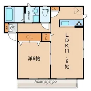 ドミール LOHAS【2階】の間取り