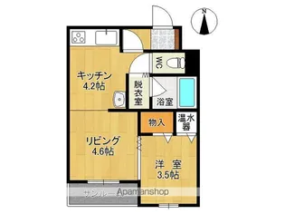 クラッシー西8条倶楽部【303号室】の間取り