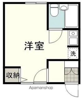 コーポ前田【206号室】の間取り