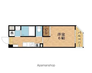 みおつくし今市Ⅱ【101.号室】の間取り