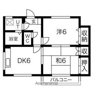 プリミエールタカオ【2階】の間取り