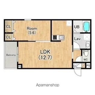 ジーメゾン清須アウラ【3階】の間取り