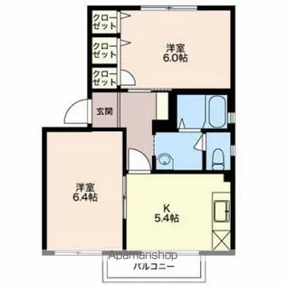 リベルテ【1階】の間取り