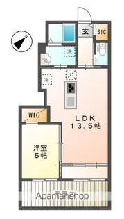 エスタシオン【1階】の間取り