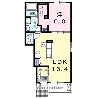チリエージョⅠ【1階】の間取り