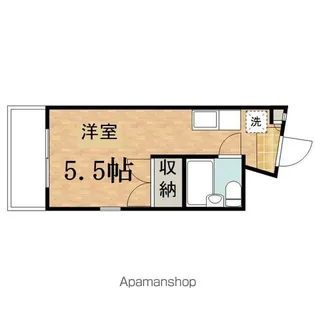 土方ハイツ5【211号室】の間取り