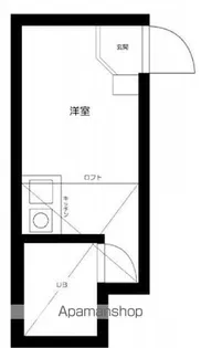 東京都目黒区駒場1丁目【アパート】の間取り