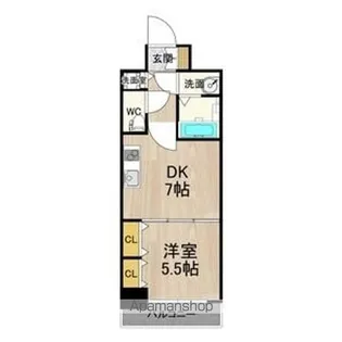 PHOENIX難波EAST【3階】の間取り