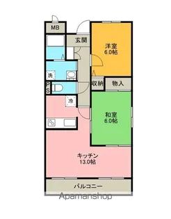 フレーズ・ルイ【1階】の間取り