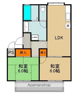 ロイヤルワールド88【2階】の間取り