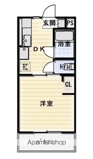 プラネットハイツ【1階】の間取り