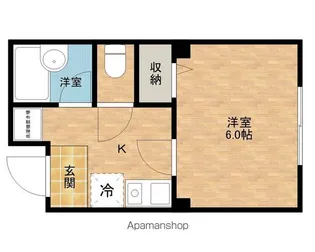 OYA−BLDG【508号室】の間取り