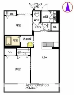 MASTメゾン伊都 A棟【3階】の間取り