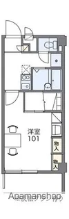 レオパレスナラヤ【205号室】の間取り