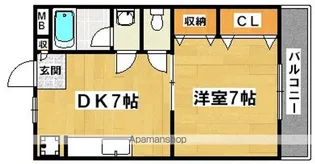 大阪府堺市北区宮本町【アパート】の間取り