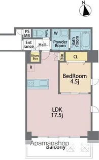 プレシャス・ロジェ 公園前【5階】の間取り