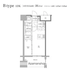 エンクレスト博多STYLE【4階】の間取り