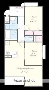 SPREAD HILLS K(スプレッドヒルズケイ)【2階】の間取り