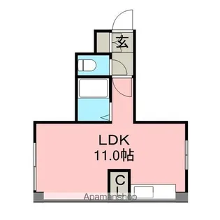 パラシオンN29【3階】の間取り