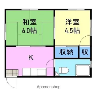 前田マンション【1階】の間取り