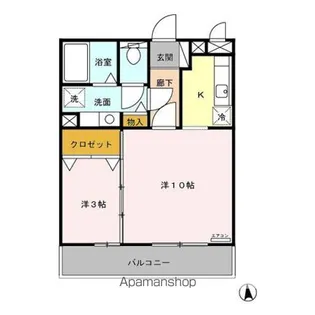 メゾン ボナール【2階】の間取り