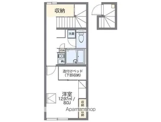 レオパレス清水Ⅱ【203号室】の間取り