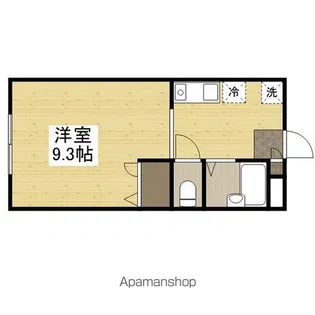 グラック【101号室】の間取り