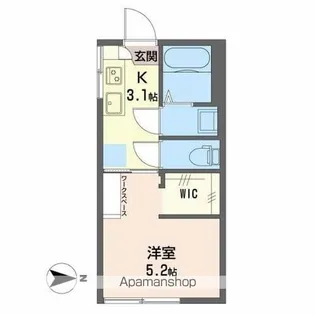 グリーンパレス フィロソフィー【2階】の間取り