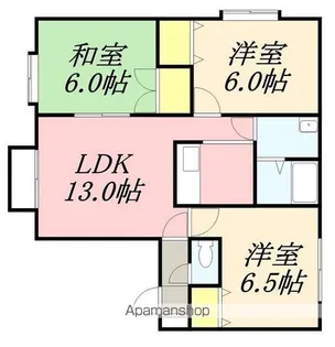 ウィスタリア【2階】の間取り