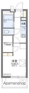 レオパレス小本本町【1階】の間取り