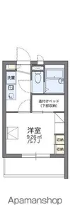 レオパレスN.O.C.【2階】の間取り