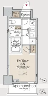 HF川口駅前レジデンス【10階】の間取り