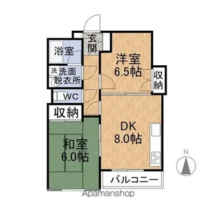 サンステージⅡ【302号室】の間取り