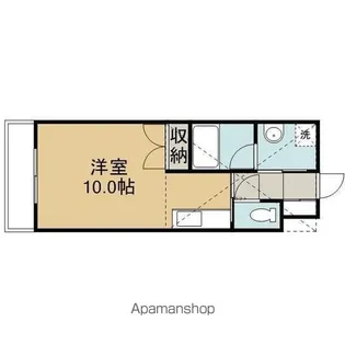 フローエスAUNⅡ【203号室】の間取り