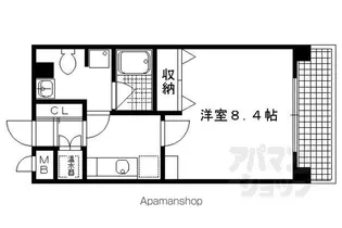 キアーラ御所【304号室】の間取り