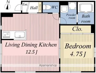 オリーブコート【1階】の間取り