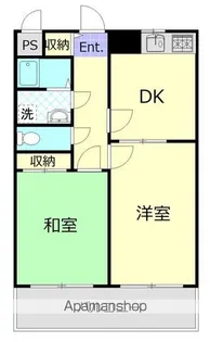 ファミーユ船橋【2階】の間取り