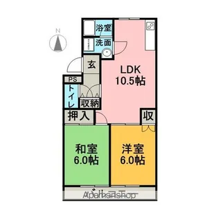 グレイスハイム【201号室】の間取り