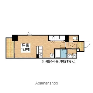 フレール上前津【5階】の間取り
