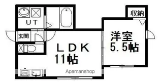SIDE STATION 高砂【2階】の間取り