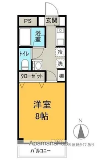 ニセンポストアイル【105号室】の間取り