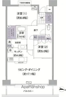 アビティ目黒【5階】の間取り